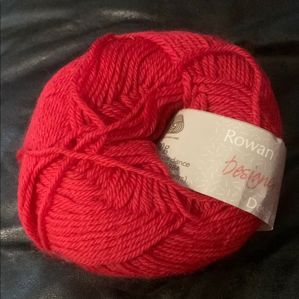 - NWT Vintage Rowan Red Yarn Ball